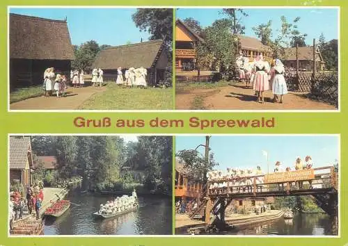 Postcard Germany Grub aus dem Spreewald traditional costume