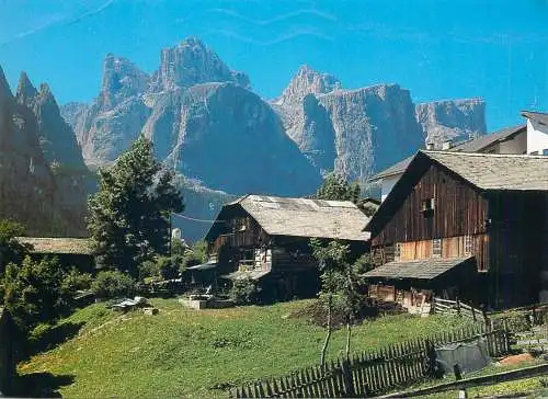 Postcard Italy Dolomiti Alta Badia 1999