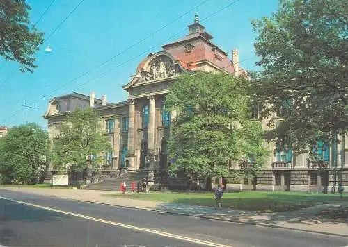 Postcard Latvia Riga museum