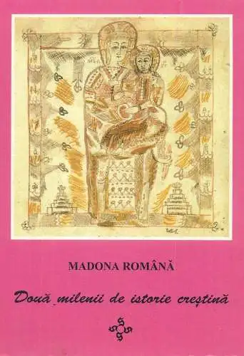 Postcard religious scene Romania Madona 2000 years of christian history Monumenta Romaniae Vaticana