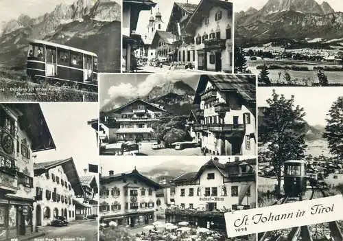 Postcard Austria > Tirol > St. Johann in Tirol train
