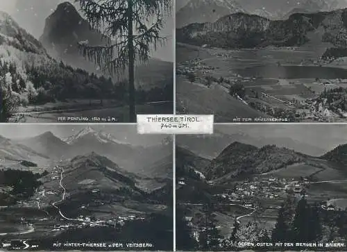 Postcard Austria Tirol Thiersee multi view