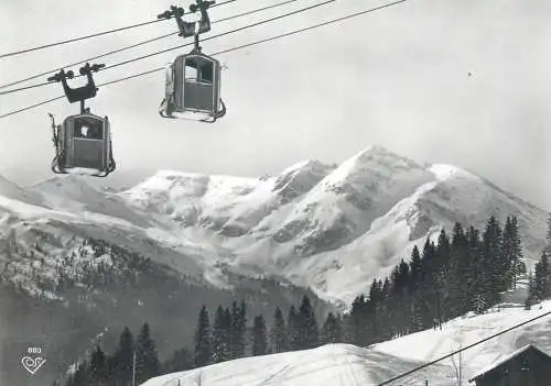 Postcard Austria > Salzburg > Bad Gastein teleferique winter ski resort