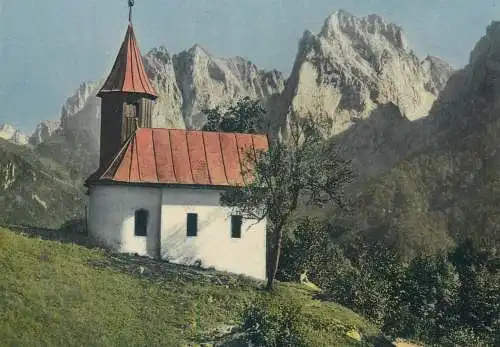 Postcard Austria Tirol Antonius kapelle im Kaisertal bei Kufstein