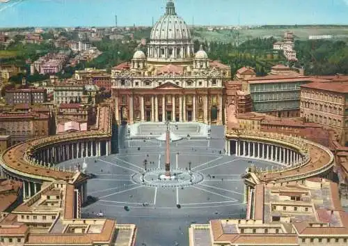 Postcard Italy > Lazio > Roma (Rome) > San Pietro aerial 1979