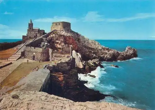 Postcard Italy Portovenere S Pietro fort