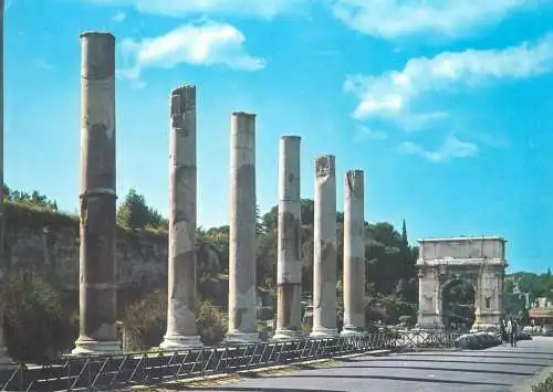 Postcard Italy Rome Roman forum Arco di Tito