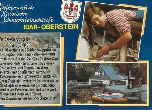 Postcard Germany Idar-Oberstein multi view