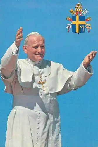 Postcard Pope Paul II