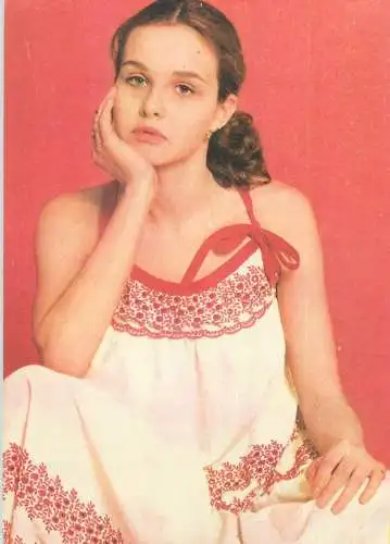Actress Postcard Tatiana Drubik