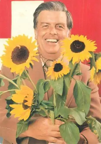 Postcard Wysel Gyr TV presenter