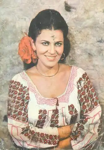 Romania Postcard Irina Loghin music folk singer