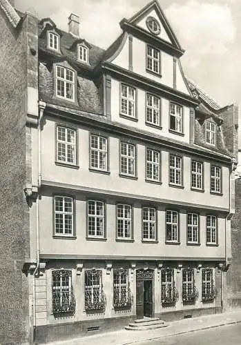 Postcard Germany Frankfurt Am Main Goethehaus 1959