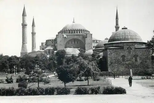 Postcard Turkey Istanbul The Aya Sophia mosque