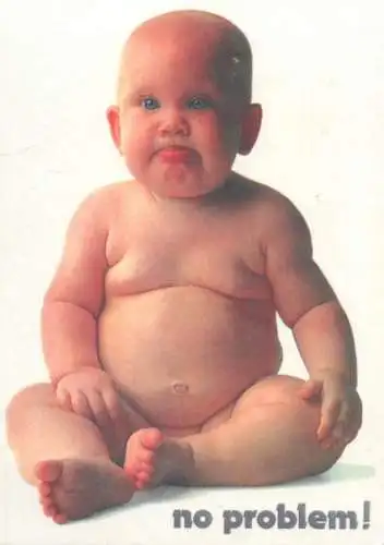 Postcard children types toddler funny photo