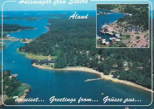 Postcard Findland  Åland island 1999 aerial