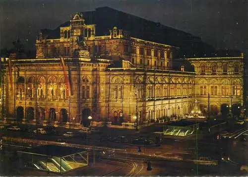 Postcard Austria Wien opera house