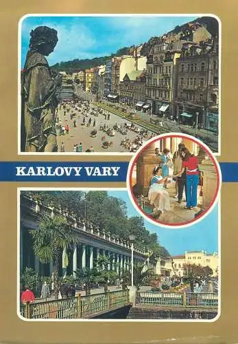 Postcard Czech Republic Karlovy Vary