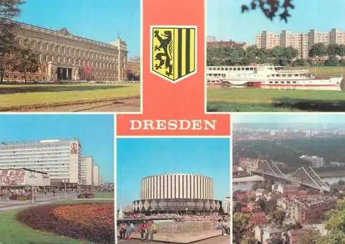 Postcard Germany Dresden multi view