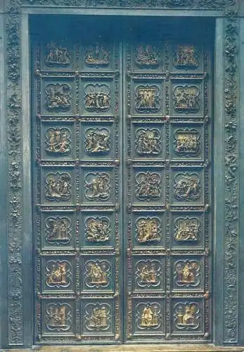 Postcard Italy > Toscana > Firenze (Florence) Baptistery Porta Nord Ghiberti