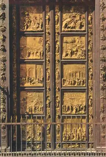 Postcard Italy > Toscana > Firenze (Florence) Baptistery the paradise's door Ghiberti