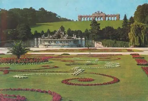 Postcard Austria Wien Schonbrunn palace