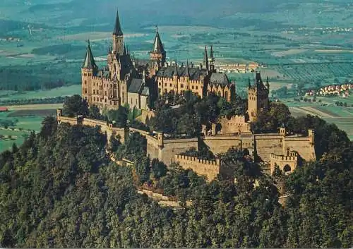 Postcard Germany Hohenzollern castle