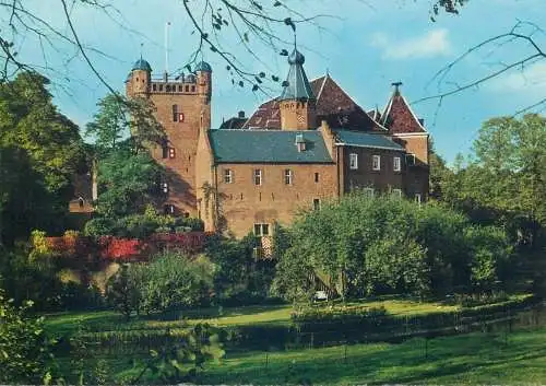 Postcard Netherlands WestzijdeZaandam 1979 castle