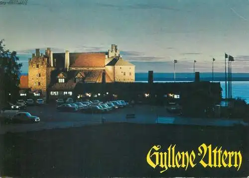 Postcard Sweden Gyllene Uttern Gränna, Suedia