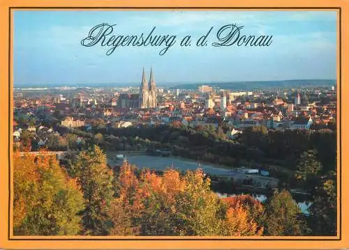 Postcard Germany Regensburg am Donau 1998