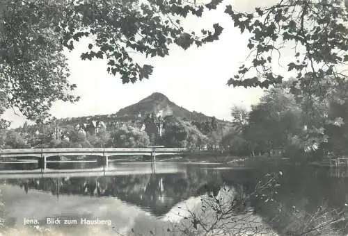 Postcard Germany Jena Blick zum Hausberg