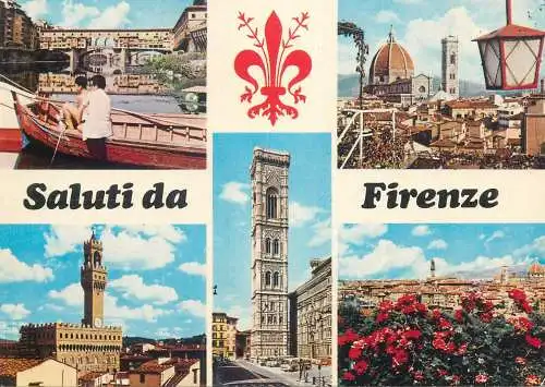 Postcard Italy > Toscana > Firenze (Florence) 1990 multi view
