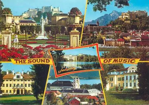 Postcard Austria > Salzburg Frohnburg multi view 1990