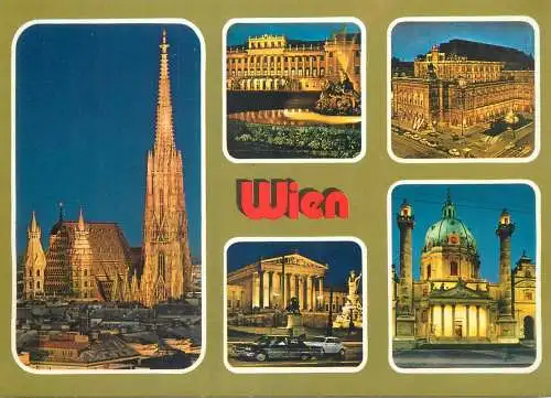 Postcard Austria > Vienna > Schönbrunn Palace multi view
