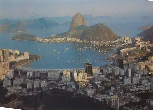 Postcard Brasil caostal scene