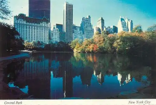 Postcard United States > NY - New York > New York City > Central Park hotels view 1979