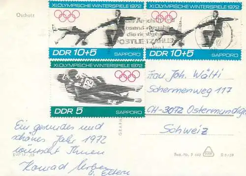 Postcard Germany Oschatz