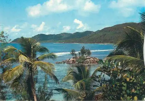 Postcard Africa Seychelles island of Anse Royale