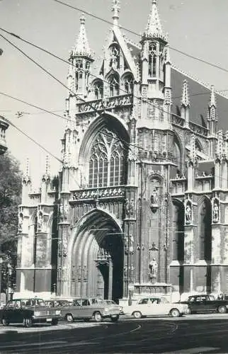Postcard Belgium Bruxelles St Sablon Cathedral