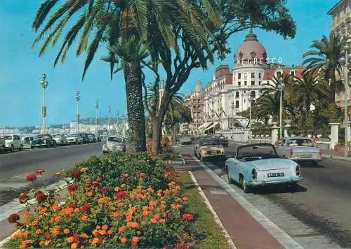 France Postcard Cote d'Azur Nice Promenade des Anglais and Negresco