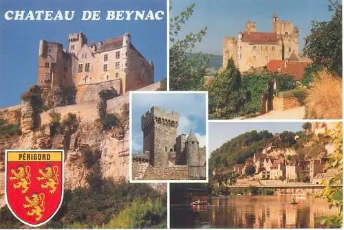Postcard France Dordogne la Beynac 1995