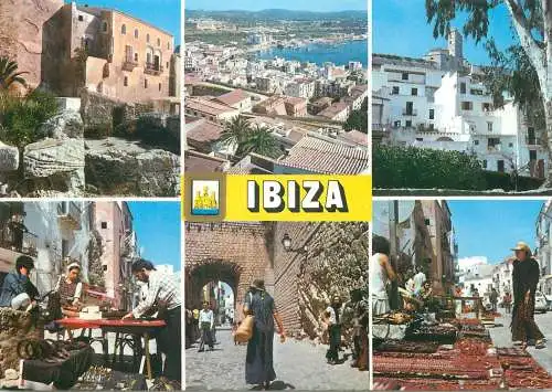 Postcard Spain > Islas Baleares > Ibiza multi view