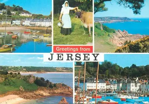 Postcard United Kingdom > Channel Islands > Jersey multi view