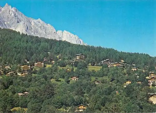 Postcard Switzerland Ovronnaz Le Haut de Cry 1988