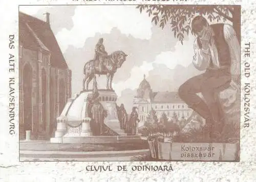 The old Kolozsvar repro postcard