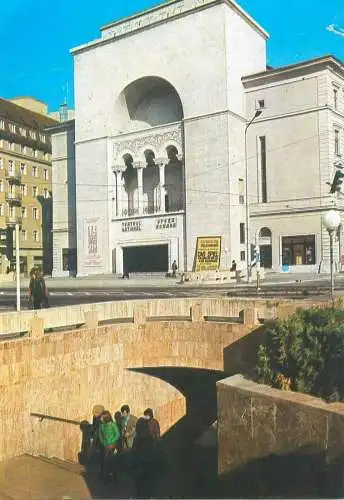 Romania carte postala vedere din Timisoara Teatrul National si Opera Romana