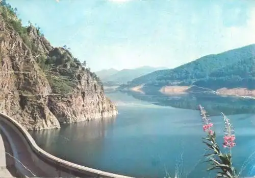 Romania Postcard Vidraru Hidrocentrala de pe Arges Barajul si Lacul de Acumulare