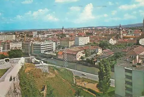 Romania carte postala Cluj-Napoca vedere generala