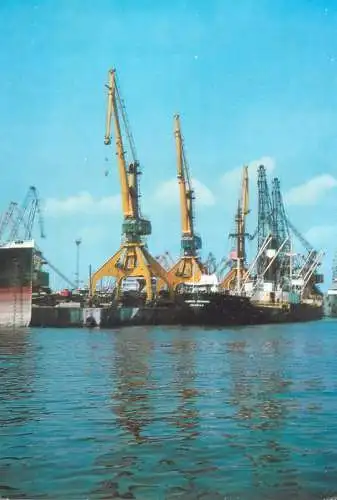 Romania Postcard Constanta vedere din port