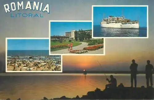 Romania Postcard diverse aspecte de pe litoral
